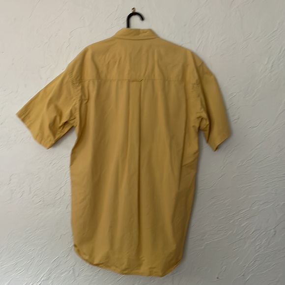 Cabela's Goldenrod Short Sleeve Button Down Medium Tall - Picture 5 of 5